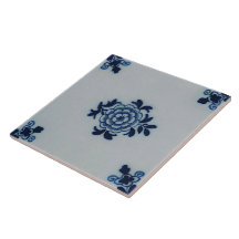 Blaue Fliese klassischer Antiquarian-Delfts - Blum