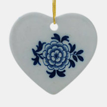 Blaue Fliese klassischer Antiquarian-Delfts - Blum Weihnachtsornament
