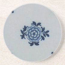 Blaue Fliese klassischer Antiquarian-Delfts - Blum Getränke Untersetzer