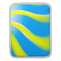Blaue gelbe Frühlingssonne Rickshaw-Hülse Sleeve Für iPads
