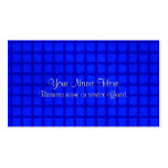 Blaue Gitter-Visitenkarte