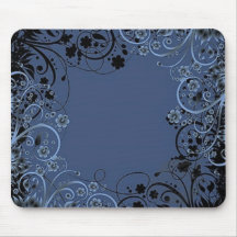 blaue Glocken Mauspad