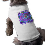 Blaue Haustier-Kleidung des Mandala-Zeitalter-Haus Hunde-t-shirt