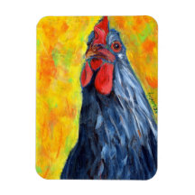 Blaue Henne Magnete