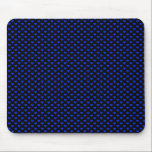 Blaue Herzen auf Schwarzem mousepads