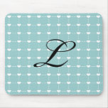 Blaue Herzen Mousepad