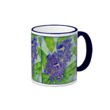 Blaue Ingwer-Wasserfarbe Teetassen