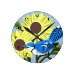 Blaue Jay-Vogel-Uhren