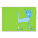 Blaue Katze Karten
