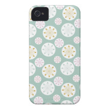 Blaue Kreis-Sternchen-Vereinbarung Pastellgeschenk Case-Mate iPhone 4 Hülle