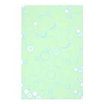 Blaue Kreise auf Grün Druckpapier