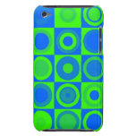 Blaue Kreise iPod Case-Mate Case