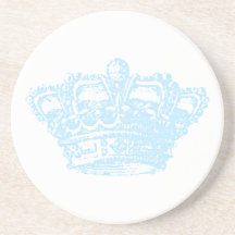 Blaue Krone Getränkeuntersetzer