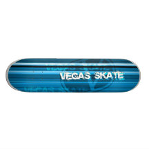 Blaue Logoplattform Personalisierte Skatedecks