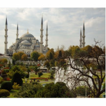 Blaue Moschee Acrylausschnitte