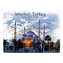 Blaue Moschee Istanbul Postkarten
