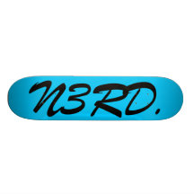 Blaue n3rd Plattform Personalisiertes Skateboard
