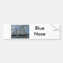 Blaue Nase Auto Sticker