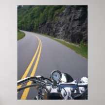 Blaue Ridge-Motorrad-Fahrt 2 Posterdrucke