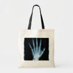 Blaue Röntgenstrahl-Skelett-Hand Tasche