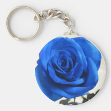 Blaue Rose Keychain Schlüsselanhänger