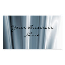 Blaue Satin-Visitenkarte