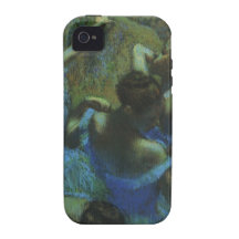 Blaue Tänzer durch Edgar entgasen, Vintager Impres iPhone 4/4S Hüllen
