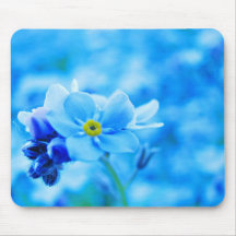 Blaue Welt Mousepad