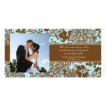 Blaue wunderliche Hochzeit Browns danken Ihnen Fot