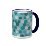 Blauer aufprallender Punkt-Becher Tasse