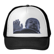 Blauer Buddha Kultkappe