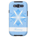 Blauer Diamant formt auf Kasten Samsung-Galaxie S3