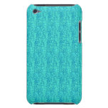 Blauer funkelnd gemusterter Kasten iPod-Touch-4 Barely There iPod Hüllen