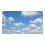 Blauer Himmel-Frischluft-Wolken Visitenkartenvorlagen