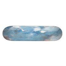 Blauer Himmel-Skateboard D43 Personalisiertes Skateboarddeck