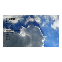Blauer Himmel Visitenkarte