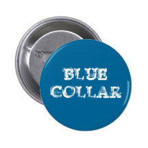 "Blauer Kragen-" Knopf Anstecknadel