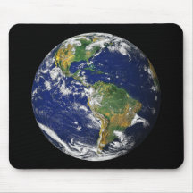 Blauer Marmor Mousepad