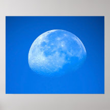 Blauer Mond-Plakat