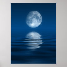 Blauer Mond Posterdrucke