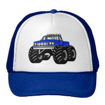BLAUER MONSTER-LKW MÜTZEN