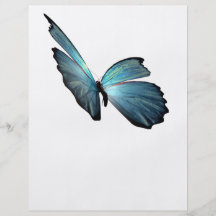 Blauer Morpho Schmetterling Flyer