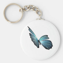 Blauer Morpho Schmetterling Schlüsselbänder