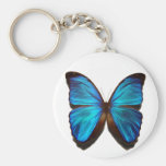 Blauer Morpho Schmetterling Schlüsselbänder