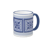 Blauer Ornamental Tasse