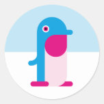 Blauer Pinguin Sticker