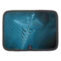 Blauer Rod von Asclepius Folio Planer