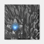 Blauer Rohdiamant Magnets