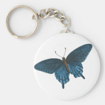 Blauer Schmetterling Keychain Schlüsselbänder