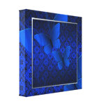 Blauer Schmetterling küsst Dekor-Leinwand-Druck Leinwand Drucke